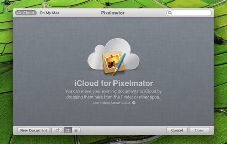 Pixelmator 2.1 se adapta a iCloud al estilo de iWork y a las pantallas retina de OS X