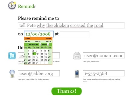Remindr, recordatorios online por diferentes vías de forma simultánea