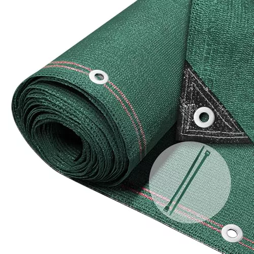 VOUNOT® Malla Sombreo y Ocultación 1.5×20m, Valla Privacidad 230 g/m² HDPE Protección UV