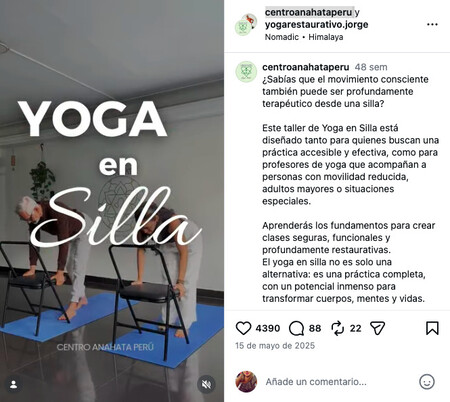 Yoga En Silla