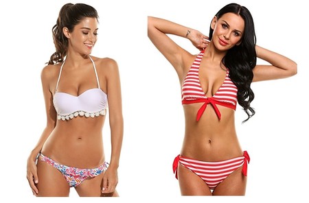 2 cupones para conseguir un 60% de descuento en bikinis en Amazon