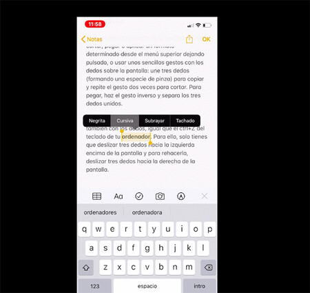 Gestos Para Controlar Texto En Iphone Copia