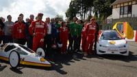 Kimi y Alonso se ponen ecológicos en Spa Francorchamps