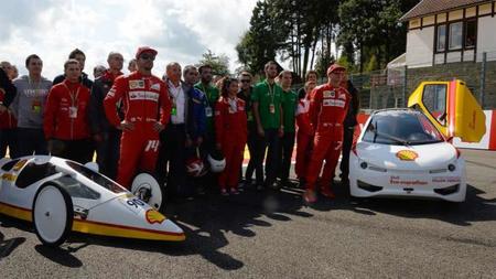 Kimi y Alonso se ponen ecológicos en Spa Francorchamps