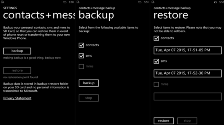 Microsoft lanza contacts+message backup, una app para respaldar contactos y mensajes en la tarjeta SD