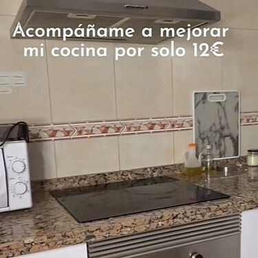 Transformar una cocina de un piso de alquiler parecía imposible hasta que dimos con esta solución por 12 euros: cambió por completo