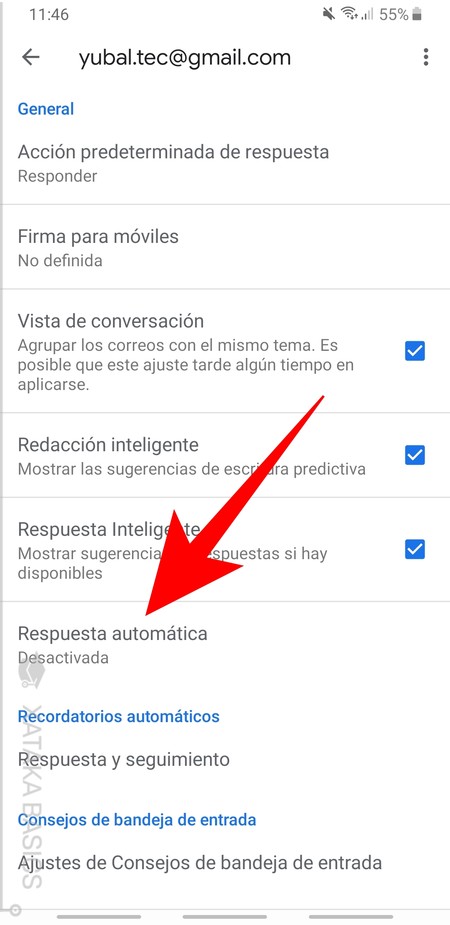 Respuesta Automatica App