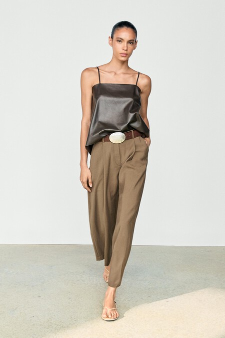 pantalón cropped