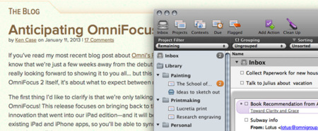 Omnifocus para Mac con licencia gratuita de forma temporal