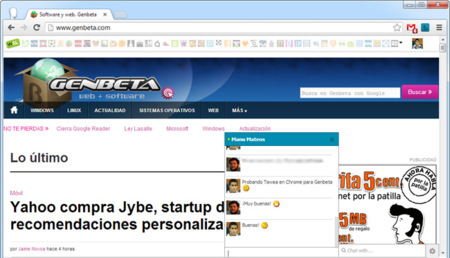 Tawea, chatea con tus amigos de Facebook en cualquier Web desde Chrome