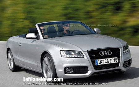 Recreación del Audi A5 Cabriolet