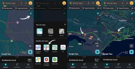 Google Maps Carreteras Cortadas