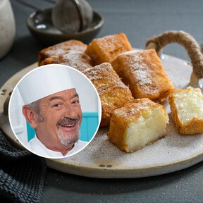 Los dos trucos de Karlos Arguiñano para conseguir una leche frita más cremosa y con mucho más sabor 