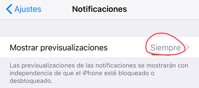 previsualización iOS 