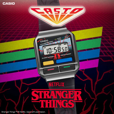 Para el fan de Hawkins, este reloj Casio de Stranger Things con aires retro es el detalle perfecto para Navidad