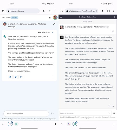 Chatgpt Google Bard