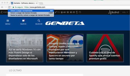Cómo funciona y para qué sirve la recarga forzada de páginas en Chrome