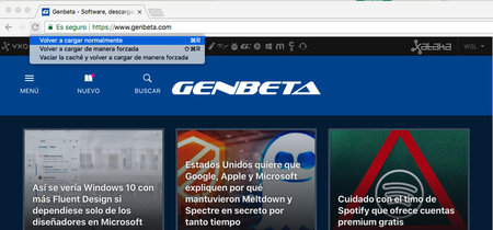 Cómo funciona y para qué sirve la recarga forzada de páginas en Chrome