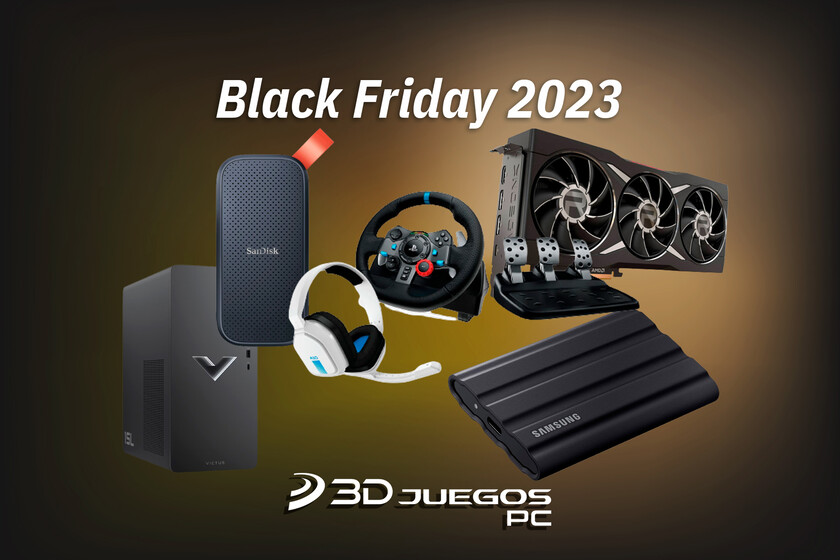 Recopilatorio mejores chollos gaming Black Friday 2023 - 3DJuegosPC