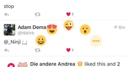 Twitter también empieza a probar sus propias reacciones para complementar el "Me Gusta"