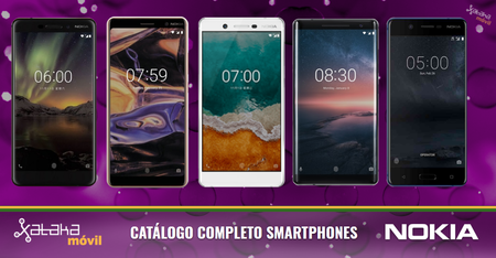 Así queda el catálogo completo de smartphones Nokia tras las novedades presentadas en el MWC 2018