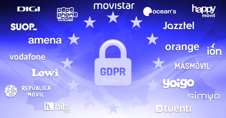 Así se han adaptado Movistar, Masmóvil, Vodafone Orange y Yoigo al nuevo RGPD