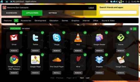 Jolicloud anuncia el lanzamiento de su versión pre-beta