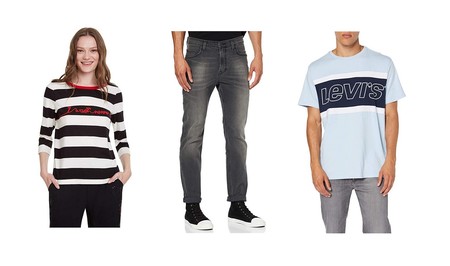 Chollos en tallas sueltas de pantalones, camisetas y sudaderas de marcas como Levi's, Lee o Desigual por menos de 30 euros en Amazon