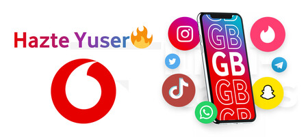 Vodafone mejora sus tarifas Heavy Yuser con más gigas en prepago y en contrato