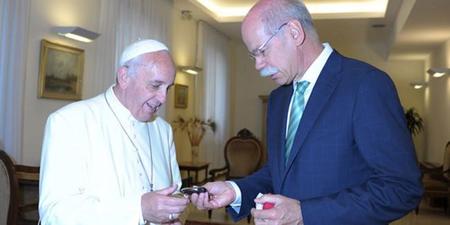 Papa Francisco y Dieter Zetsche