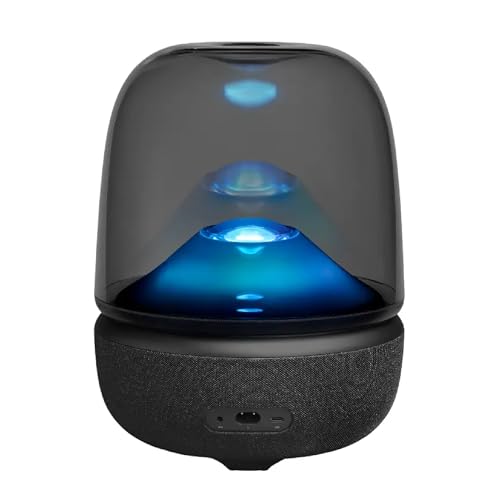 Harman Kardon Aura Studio 5 - Altavoz Bluetooth para el hogar con iluminación cautivadora
