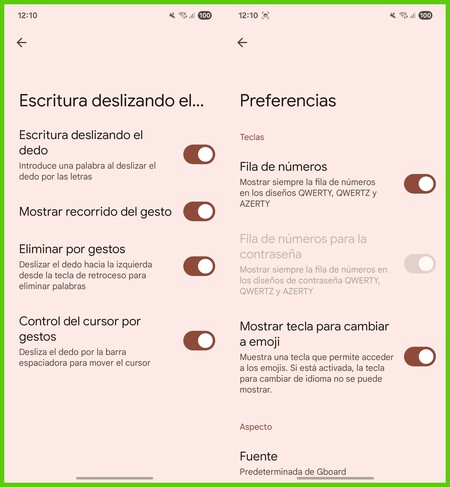 Gboard Gestos
