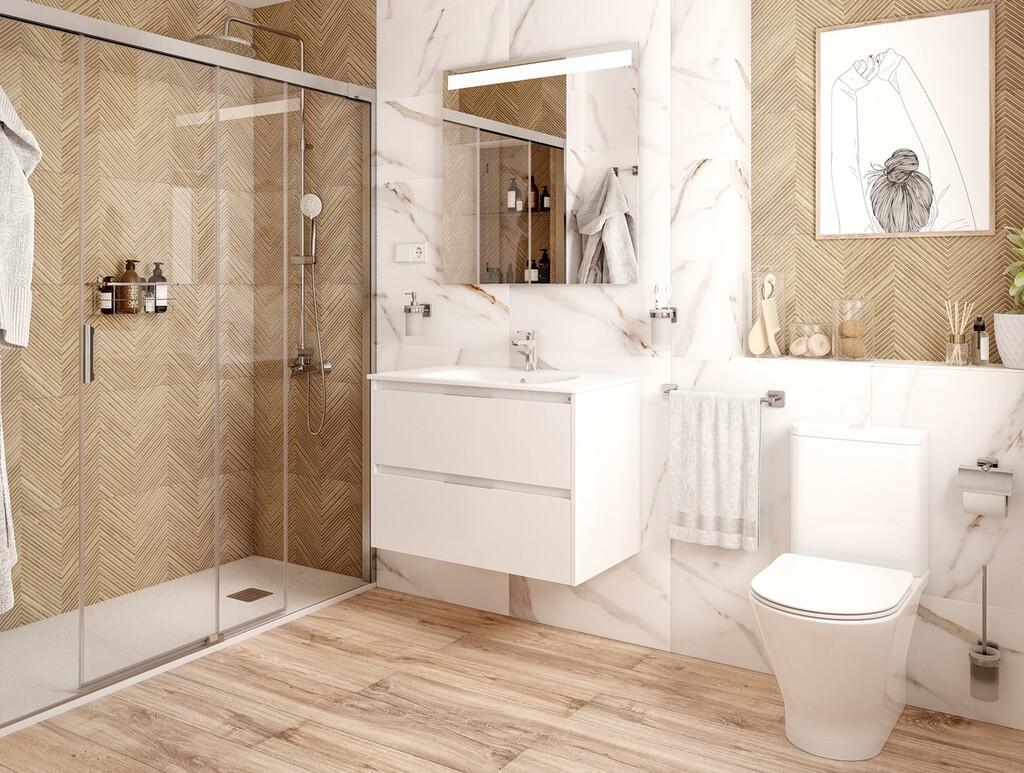 Las cinco estanterías más bonitas de Leroy Merlin por menos de 50 euros para tener un baño moderno y de revista 