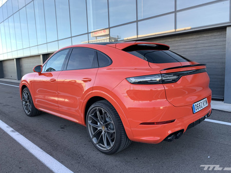 Porsche Cayenne Coupe Turbo Prueba trasera