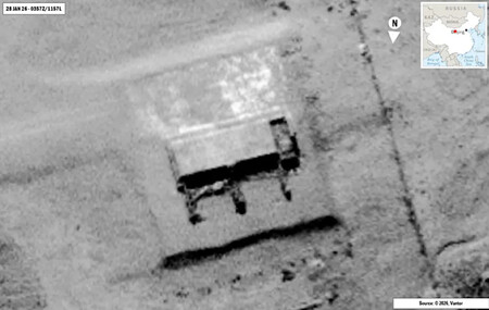 Misteriosa estructura militar de China en la base de Jilantai (Mongolia Interior)