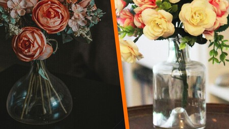 Esconde los espantosos tallos de las flores artificiales con este truco fácil y sin gastar un peso