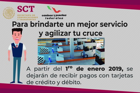 Ya no podrás pagar las casetas de CAPUFE con tarjeta de débito o crédito a partir del 1º de enero