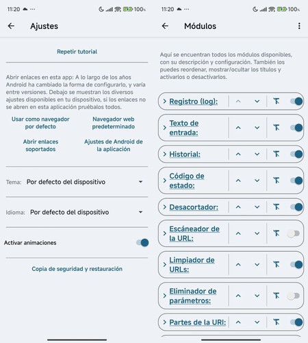 Urlcheck Modulos Y Ajustes