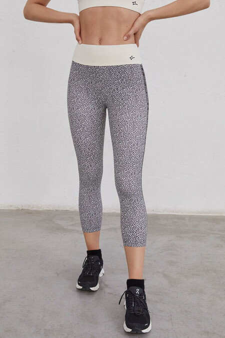 Leggings crop animal print 4D Stretch