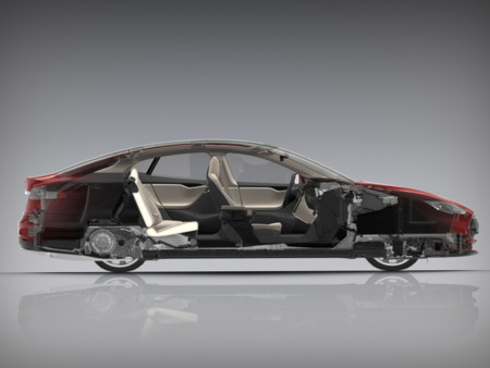 Tesla Model S corte