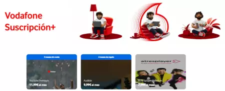 Todo lo que puedes activar en Vodafone entretenimiento