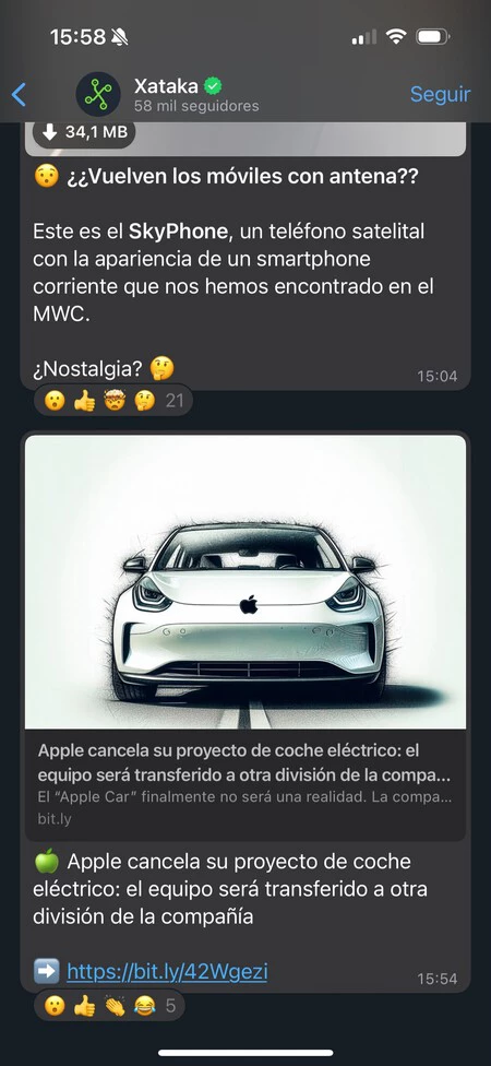 xataka whatsapp チャンネル