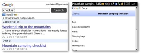 Google Mobile App para BlackBerry actualizada a la versión 3.8.22 permite búsquedas en remoto