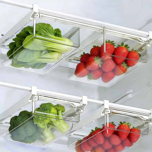 2PCS Organizador Nevera Extensible