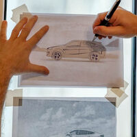 Crea tu propio modelo de coche calcando los bocetos de cualquier diseñador o las fotos de coches ya hechos