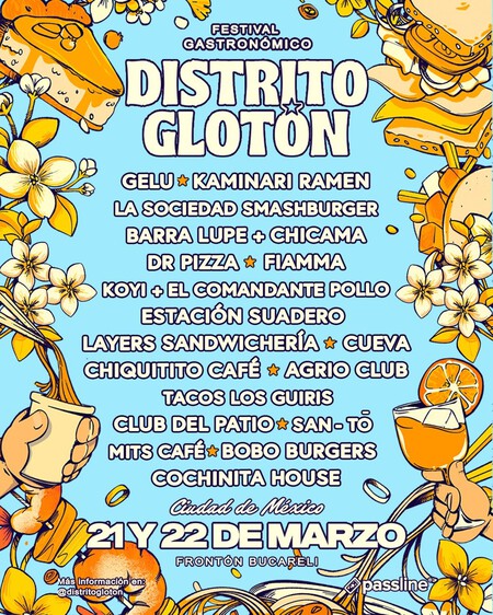 Cuándo y dónde se realizará Distrito Glotón 2026, el festival con más de 15 propuestas que van de ramen y hasta cochinita