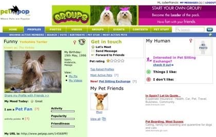 Petpop, otra red social para los amantes de los animales