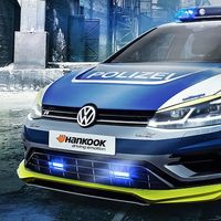 Oettinger y Hankook tunean un Golf R para la policía alemana