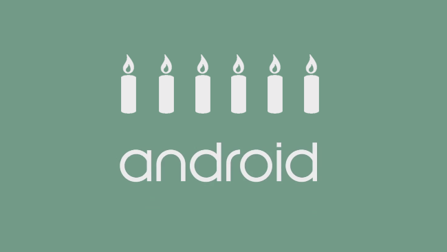 Android cumple 6 años
