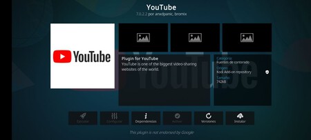 Addon de YouTube